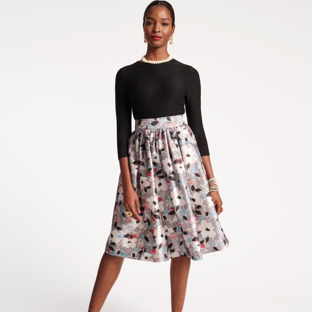 Barbara Midi Skirt - Poppy Party
